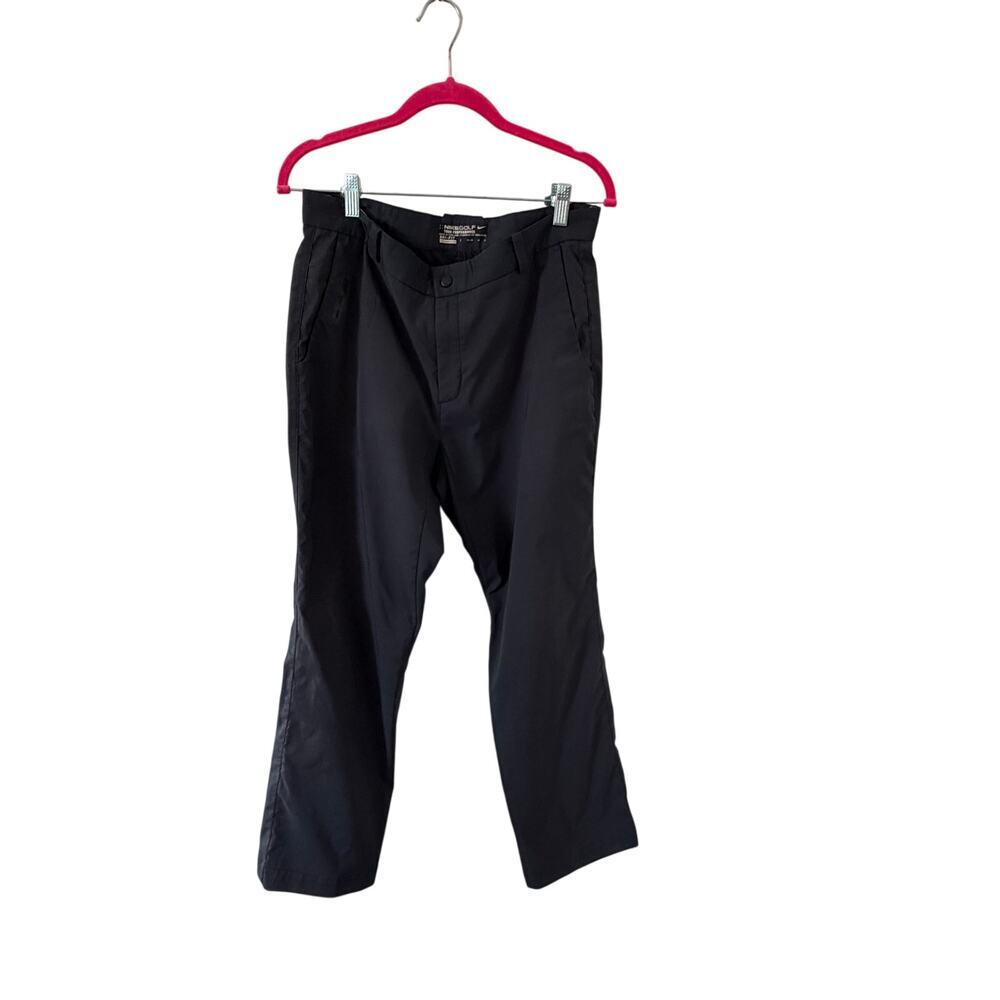 Nike Golf Dri Fit Trouser Pants Tour Performace Black Size 33X30